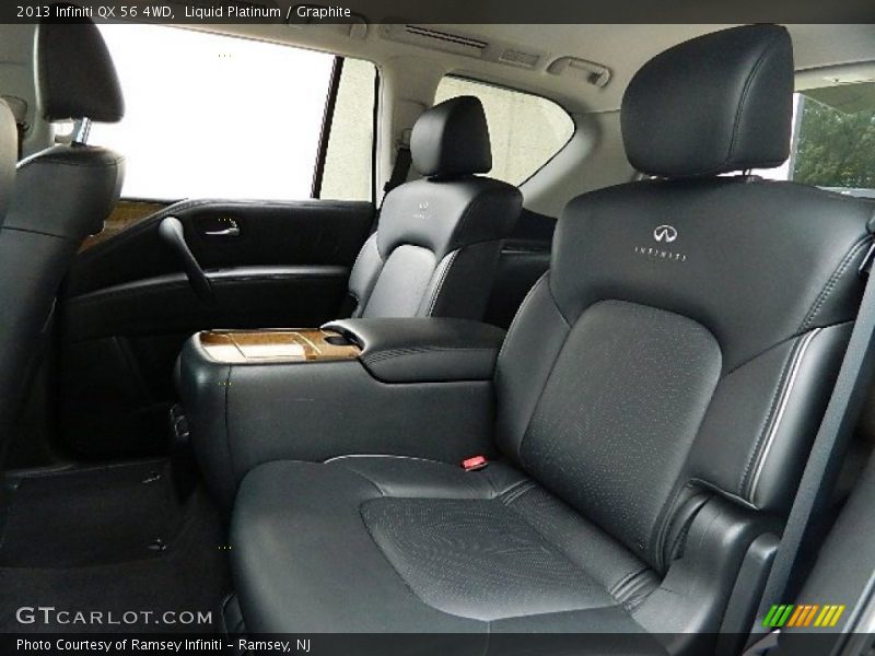 Rear Seat of 2013 QX 56 4WD