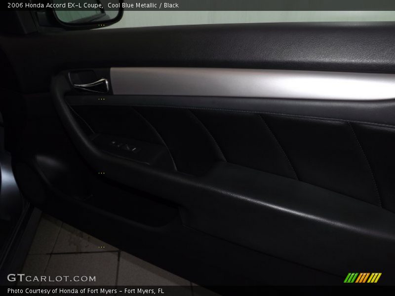Cool Blue Metallic / Black 2006 Honda Accord EX-L Coupe