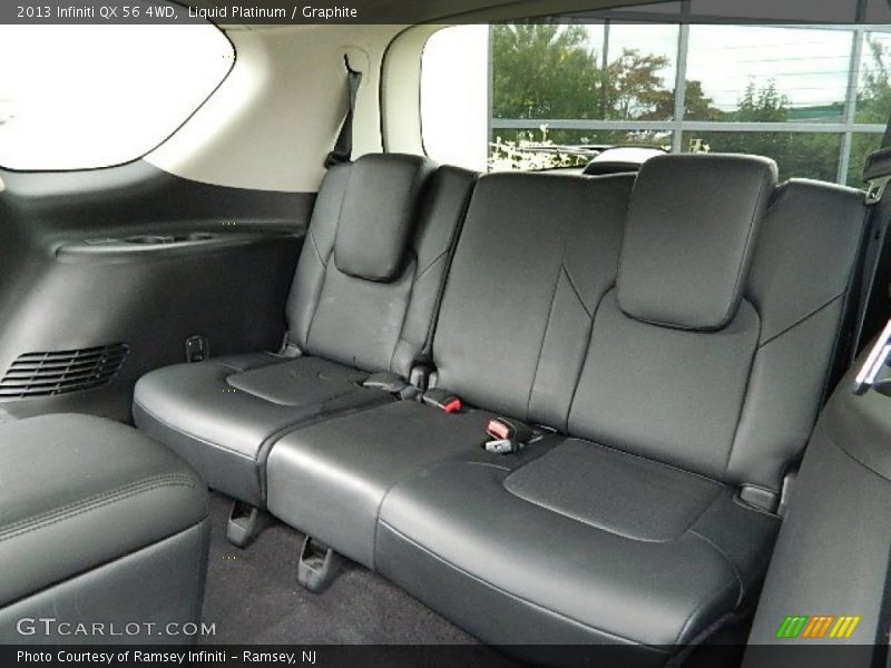 Rear Seat of 2013 QX 56 4WD