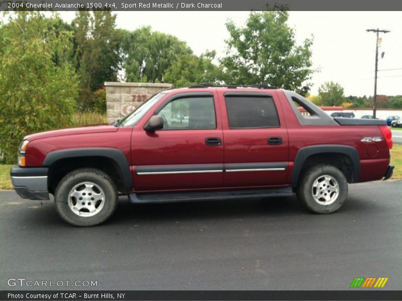 Sport Red Metallic / Dark Charcoal 2004 Chevrolet Avalanche 1500 4x4