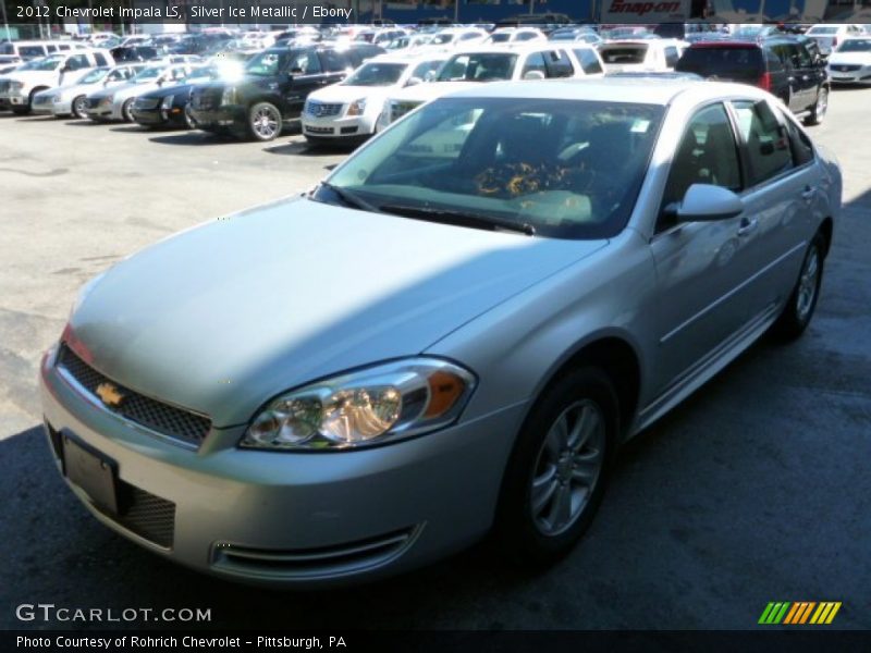 Silver Ice Metallic / Ebony 2012 Chevrolet Impala LS