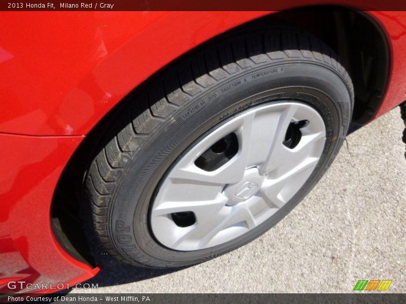 Milano Red / Gray 2013 Honda Fit