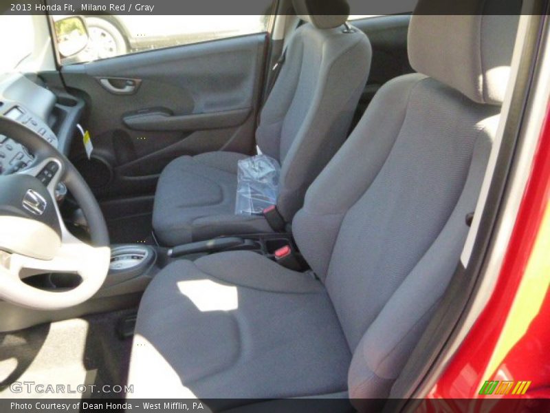 Milano Red / Gray 2013 Honda Fit