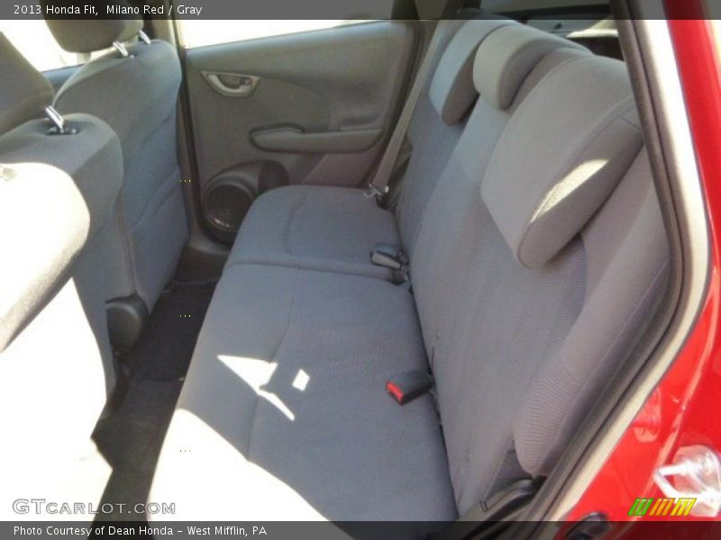 Milano Red / Gray 2013 Honda Fit