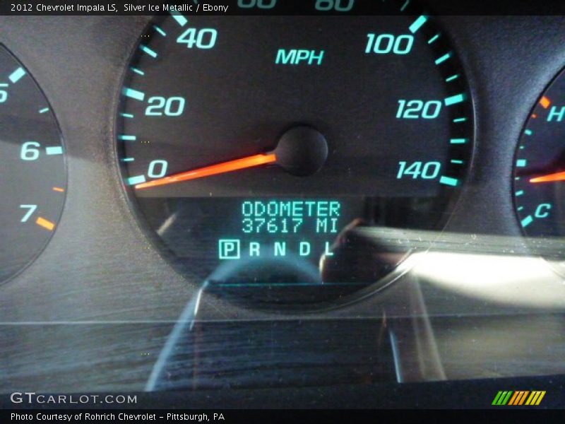 Silver Ice Metallic / Ebony 2012 Chevrolet Impala LS