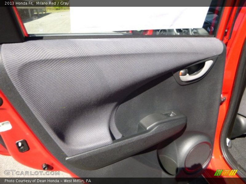 Milano Red / Gray 2013 Honda Fit
