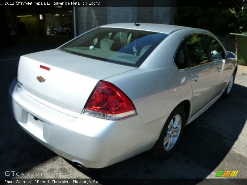 Silver Ice Metallic / Ebony 2012 Chevrolet Impala LS