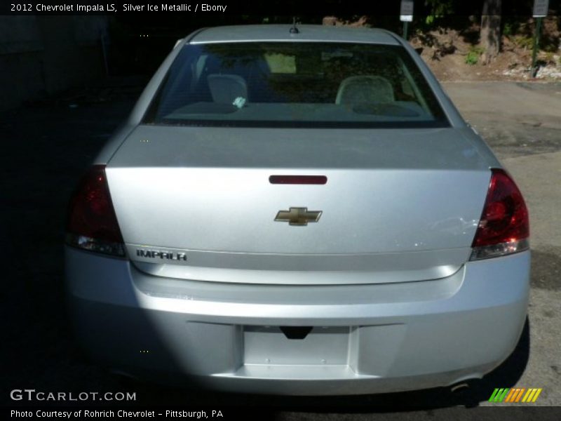 Silver Ice Metallic / Ebony 2012 Chevrolet Impala LS