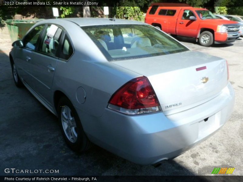 Silver Ice Metallic / Ebony 2012 Chevrolet Impala LS