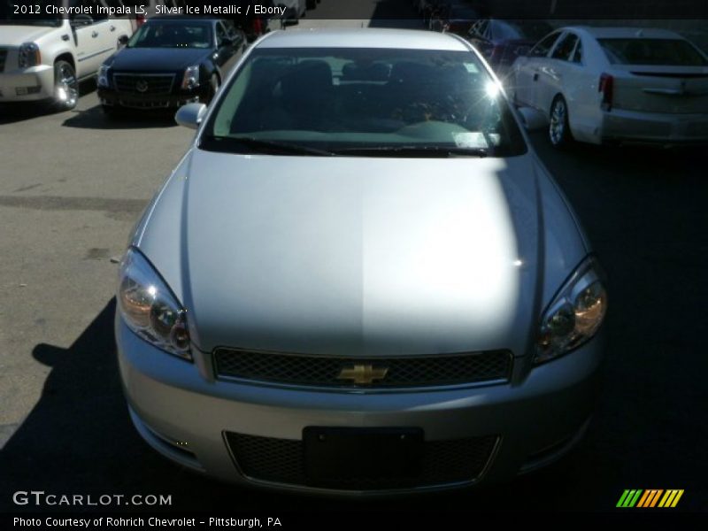 Silver Ice Metallic / Ebony 2012 Chevrolet Impala LS