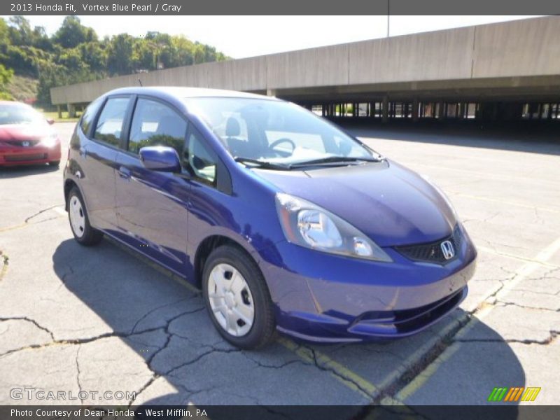Vortex Blue Pearl / Gray 2013 Honda Fit