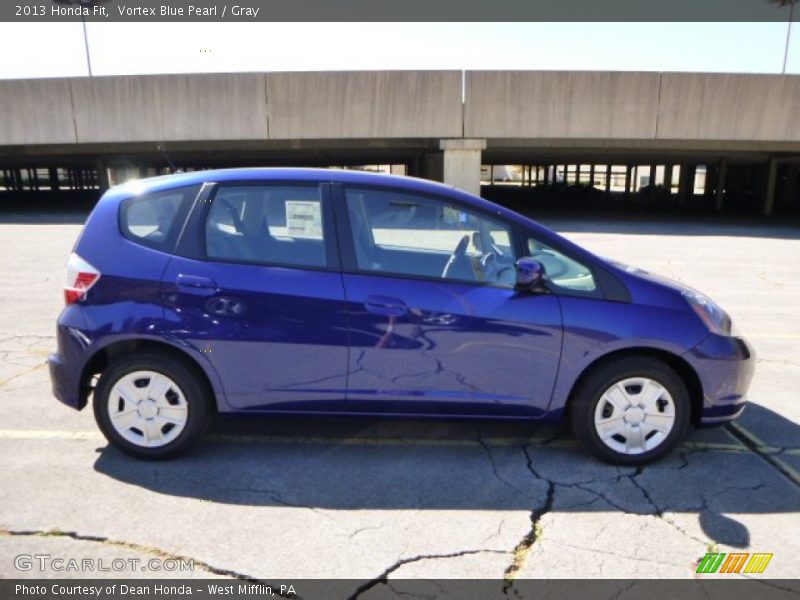 Vortex Blue Pearl / Gray 2013 Honda Fit
