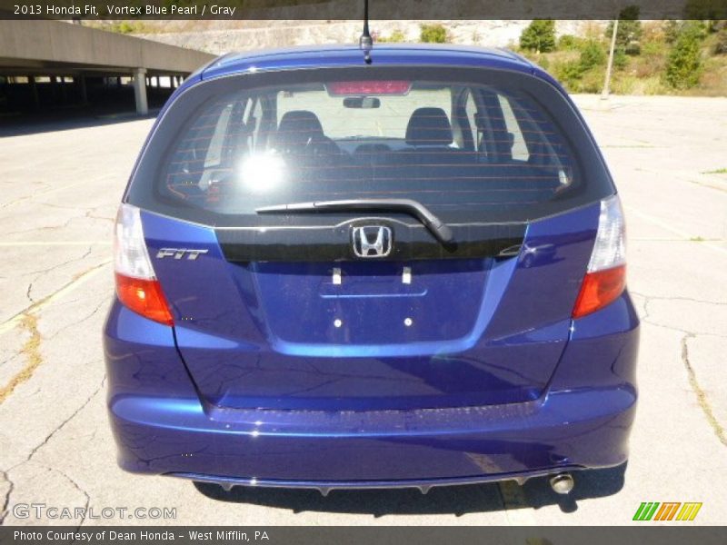 Vortex Blue Pearl / Gray 2013 Honda Fit