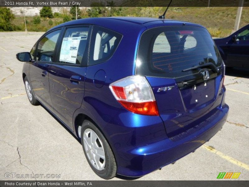 Vortex Blue Pearl / Gray 2013 Honda Fit