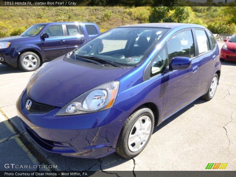 Vortex Blue Pearl / Gray 2013 Honda Fit