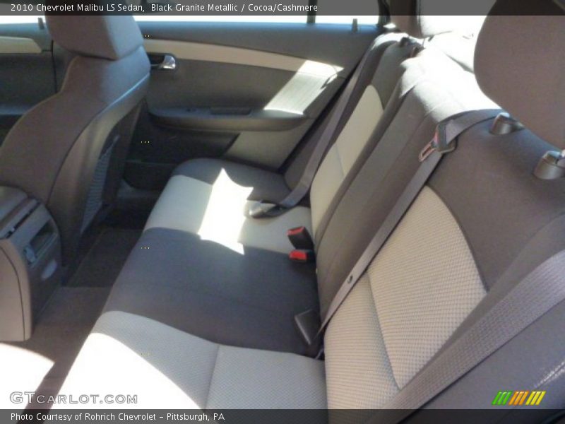 Black Granite Metallic / Cocoa/Cashmere 2010 Chevrolet Malibu LS Sedan