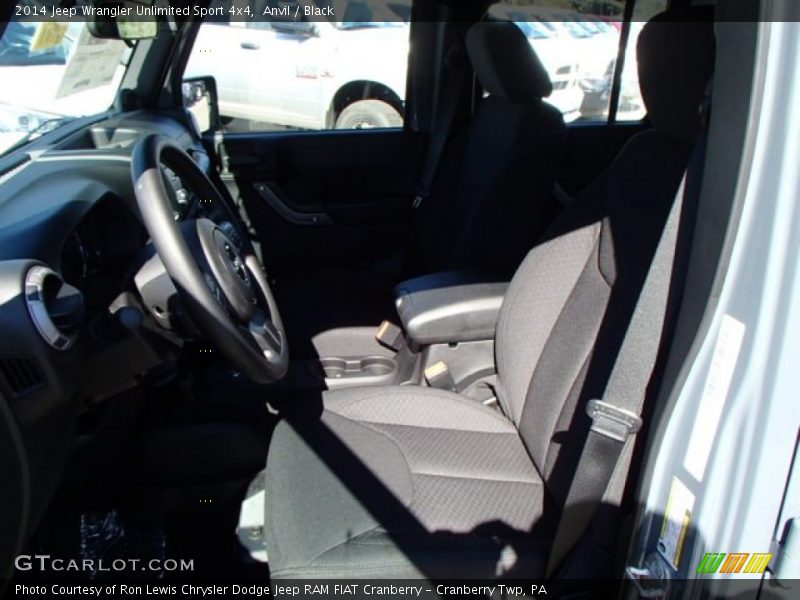 Anvil / Black 2014 Jeep Wrangler Unlimited Sport 4x4