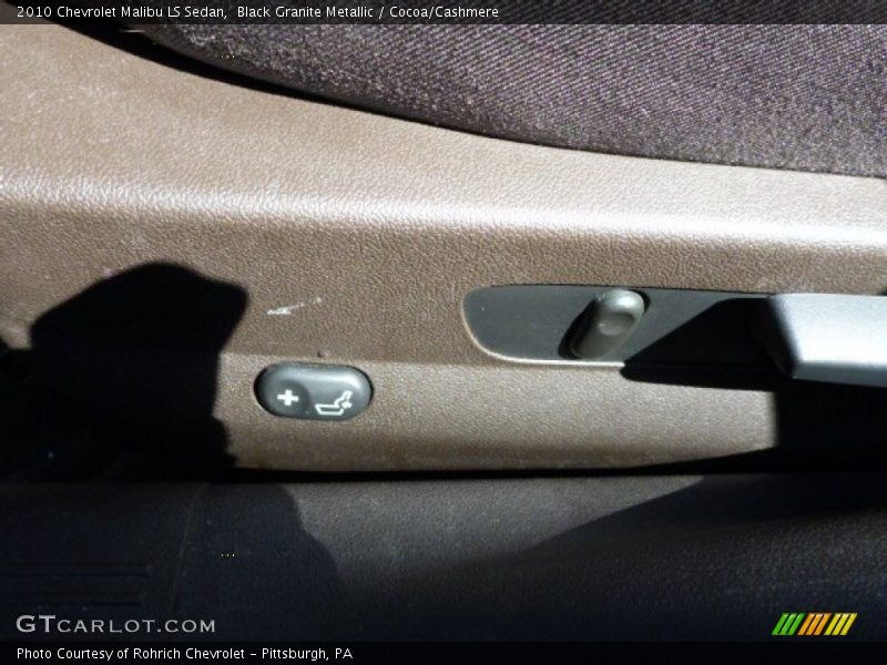 Black Granite Metallic / Cocoa/Cashmere 2010 Chevrolet Malibu LS Sedan
