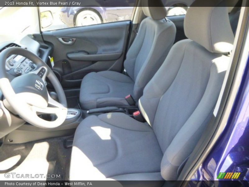 Vortex Blue Pearl / Gray 2013 Honda Fit