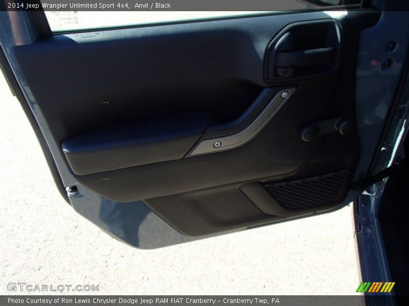 Anvil / Black 2014 Jeep Wrangler Unlimited Sport 4x4