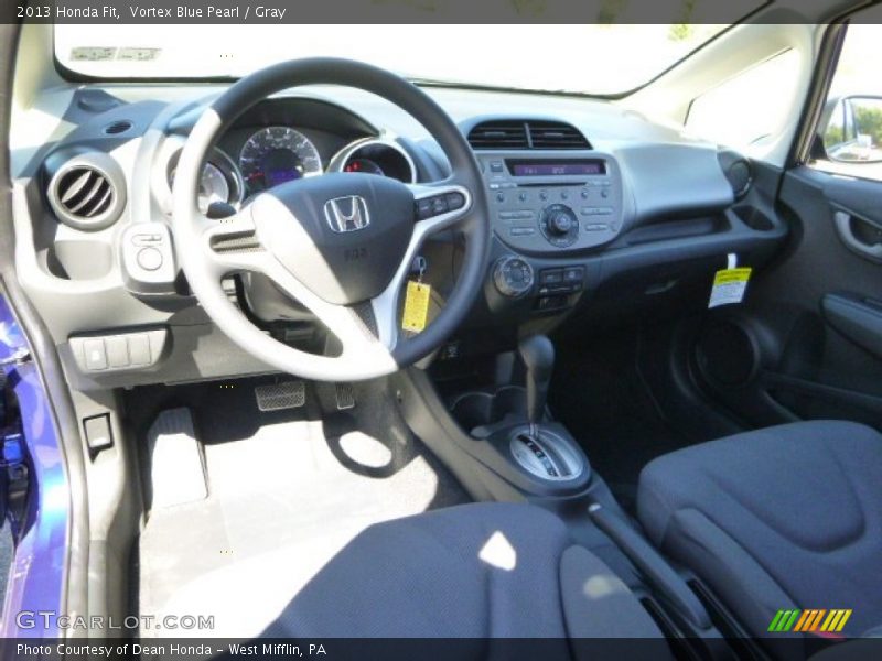 Vortex Blue Pearl / Gray 2013 Honda Fit