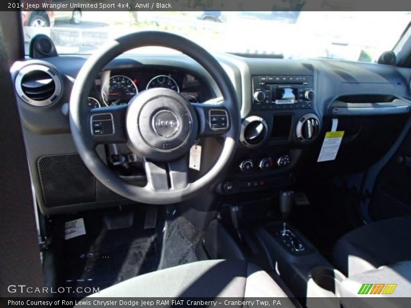 Anvil / Black 2014 Jeep Wrangler Unlimited Sport 4x4