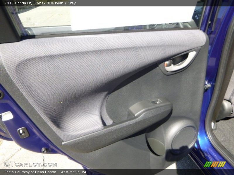 Vortex Blue Pearl / Gray 2013 Honda Fit
