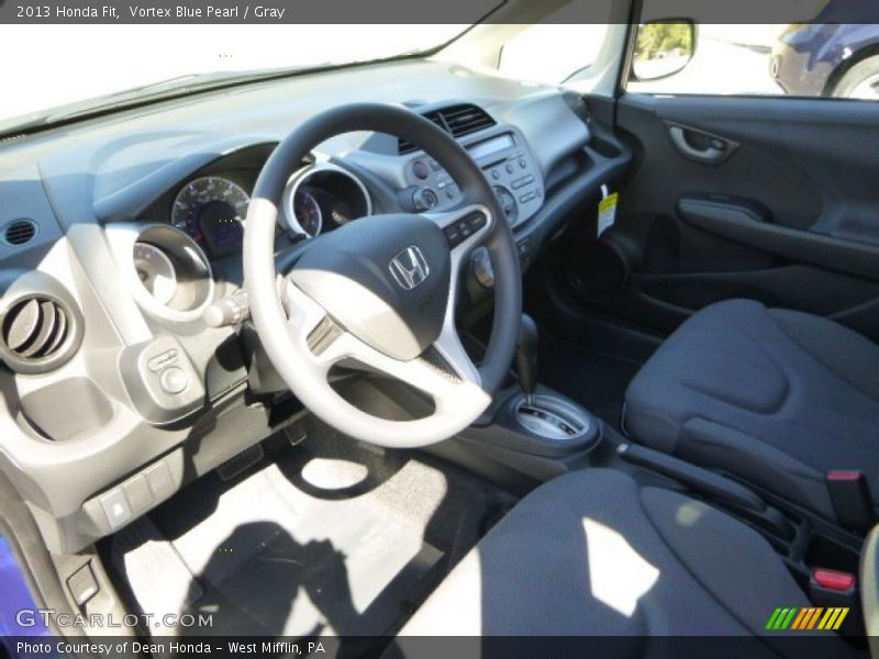 Vortex Blue Pearl / Gray 2013 Honda Fit
