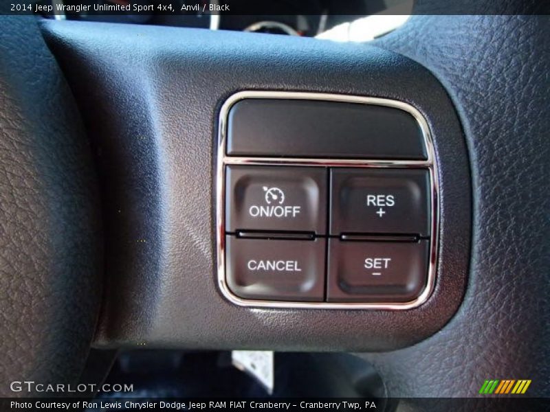 Anvil / Black 2014 Jeep Wrangler Unlimited Sport 4x4