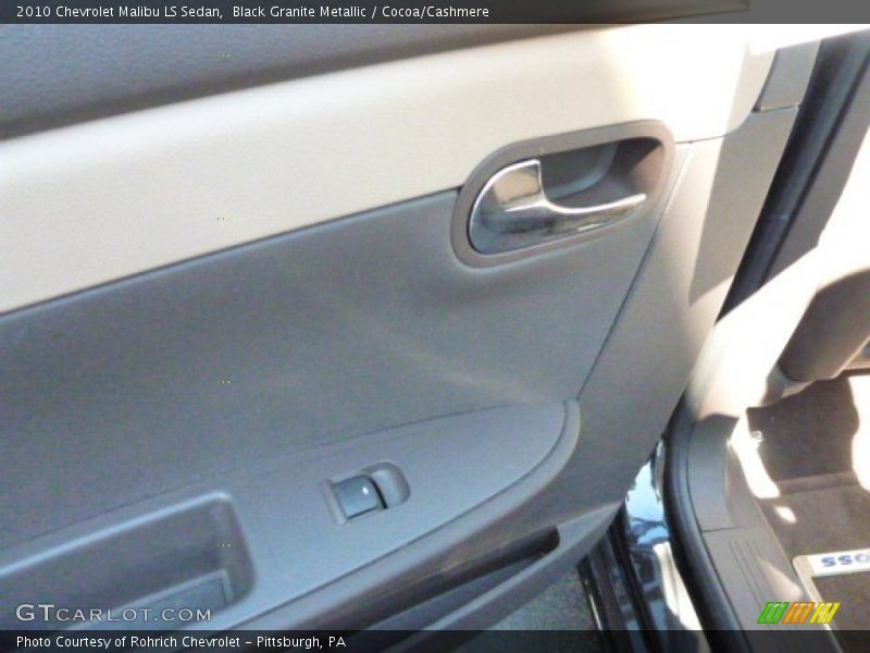 Black Granite Metallic / Cocoa/Cashmere 2010 Chevrolet Malibu LS Sedan