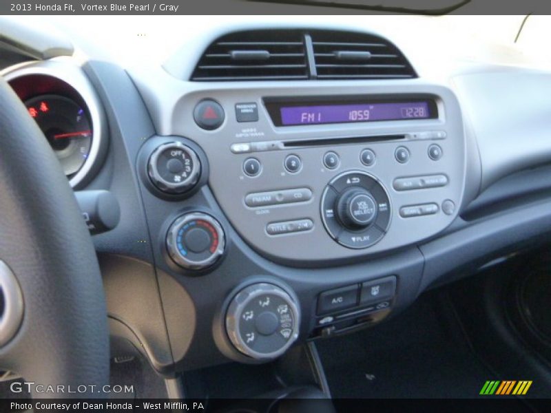 Vortex Blue Pearl / Gray 2013 Honda Fit