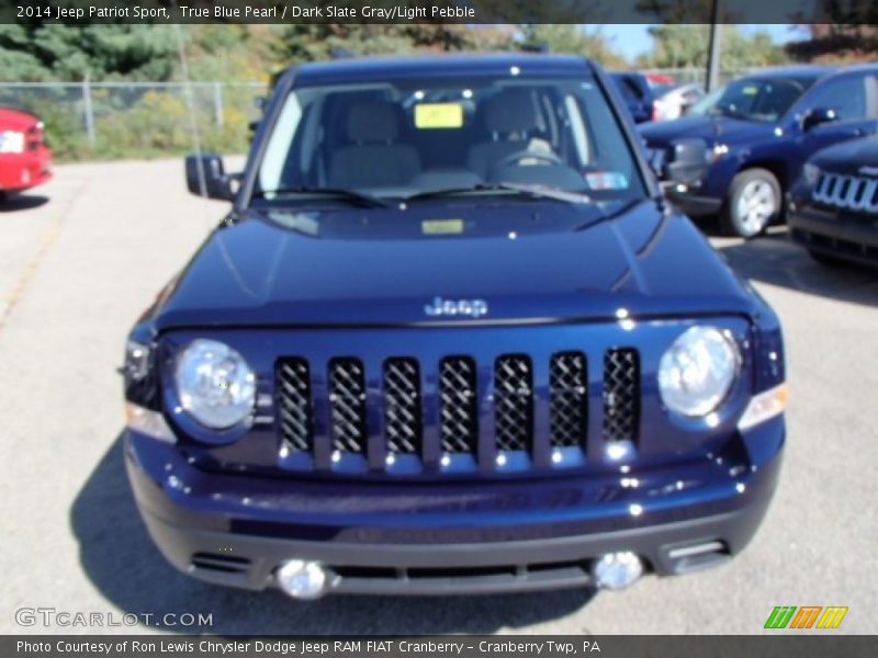 True Blue Pearl / Dark Slate Gray/Light Pebble 2014 Jeep Patriot Sport