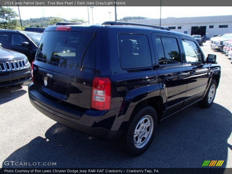 True Blue Pearl / Dark Slate Gray/Light Pebble 2014 Jeep Patriot Sport