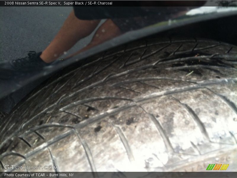 Super Black / SE-R Charcoal 2008 Nissan Sentra SE-R Spec V