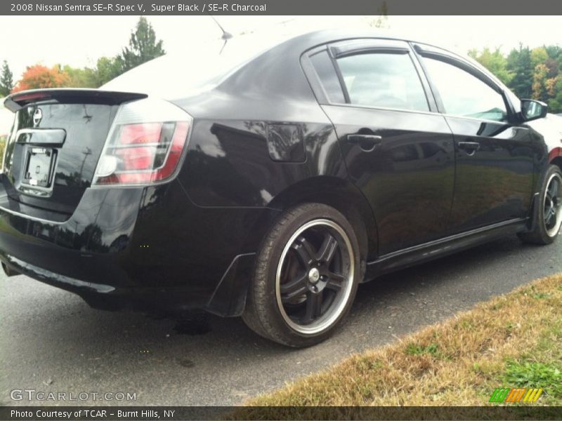 Super Black / SE-R Charcoal 2008 Nissan Sentra SE-R Spec V