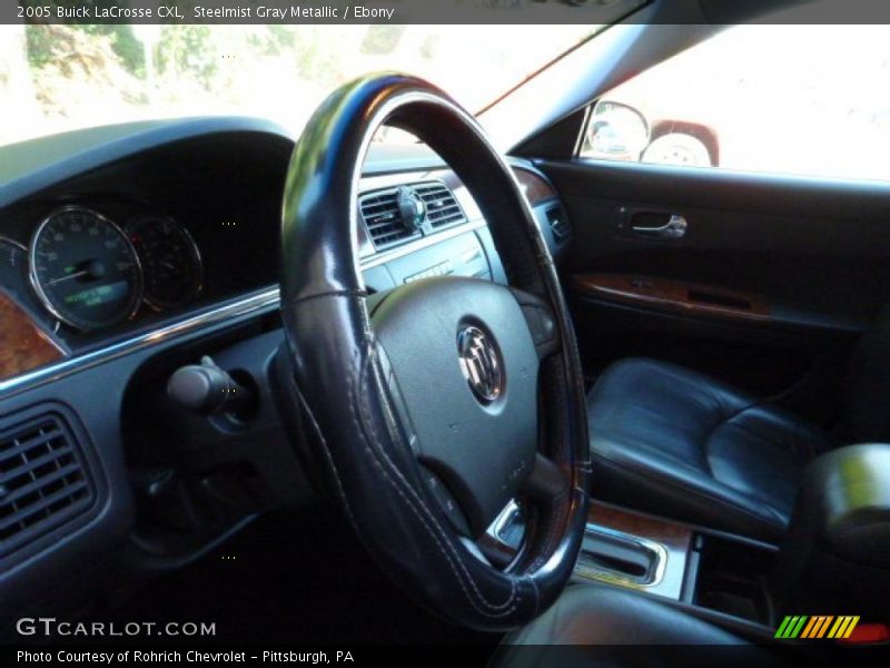 Steelmist Gray Metallic / Ebony 2005 Buick LaCrosse CXL