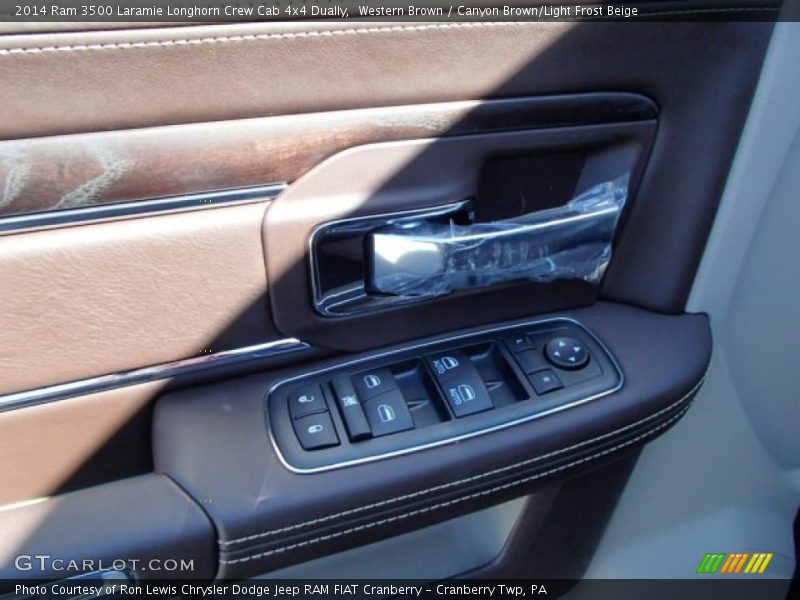 Western Brown / Canyon Brown/Light Frost Beige 2014 Ram 3500 Laramie Longhorn Crew Cab 4x4 Dually