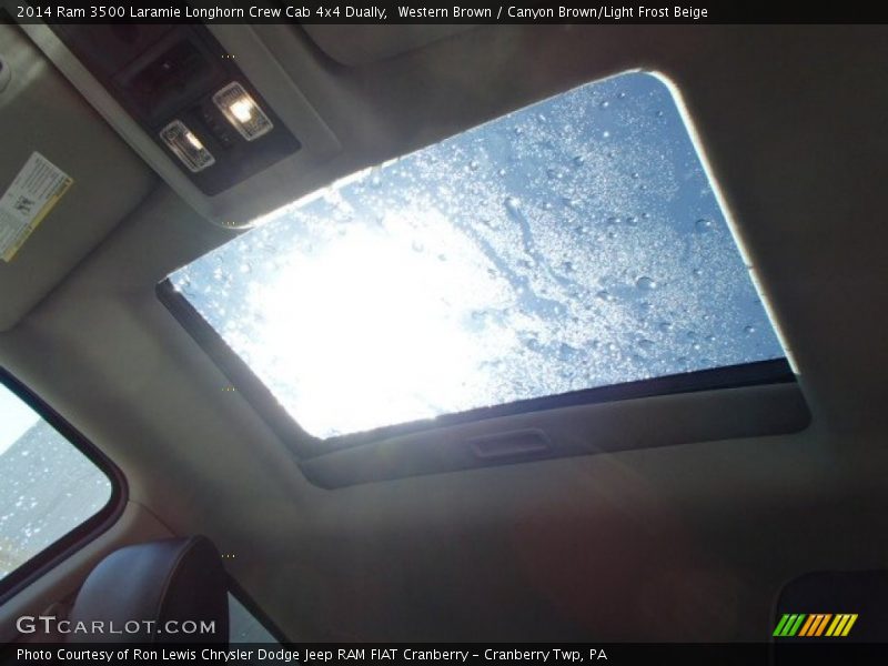 Western Brown / Canyon Brown/Light Frost Beige 2014 Ram 3500 Laramie Longhorn Crew Cab 4x4 Dually