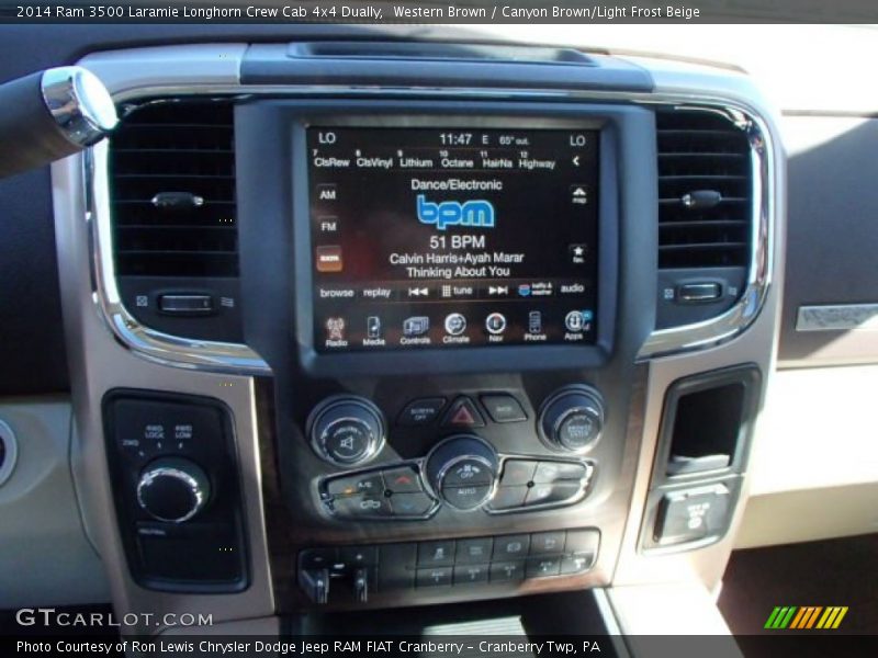Western Brown / Canyon Brown/Light Frost Beige 2014 Ram 3500 Laramie Longhorn Crew Cab 4x4 Dually