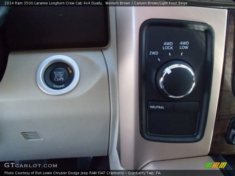 Western Brown / Canyon Brown/Light Frost Beige 2014 Ram 3500 Laramie Longhorn Crew Cab 4x4 Dually