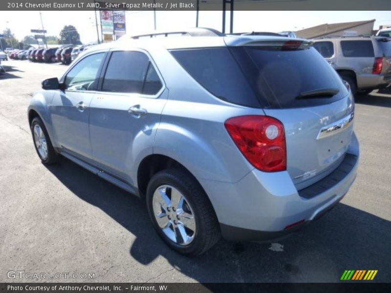 Silver Topaz Metallic / Jet Black 2014 Chevrolet Equinox LT AWD
