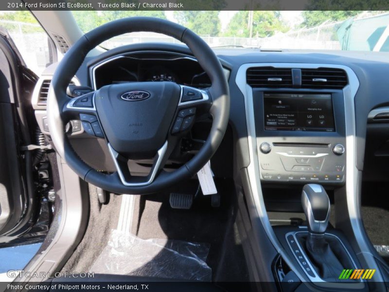 Tuxedo Black / Charcoal Black 2014 Ford Fusion SE EcoBoost