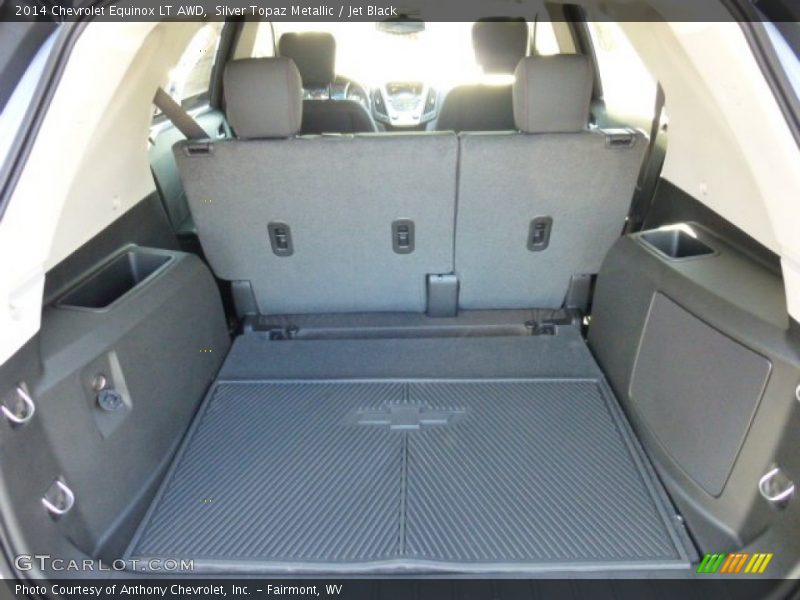 Silver Topaz Metallic / Jet Black 2014 Chevrolet Equinox LT AWD