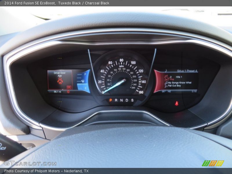 Tuxedo Black / Charcoal Black 2014 Ford Fusion SE EcoBoost