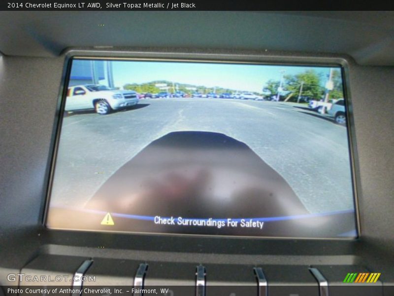 Silver Topaz Metallic / Jet Black 2014 Chevrolet Equinox LT AWD