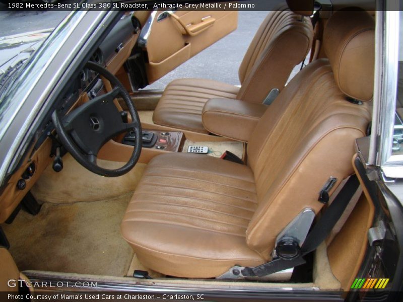 Front Seat of 1982 SL Class 380 SL Roadster