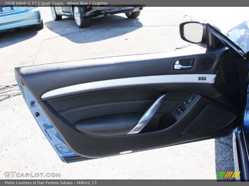 Athens Blue / Graphite 2008 Infiniti G 37 S Sport Coupe