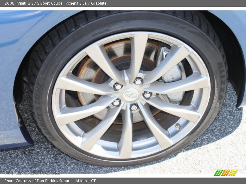Athens Blue / Graphite 2008 Infiniti G 37 S Sport Coupe