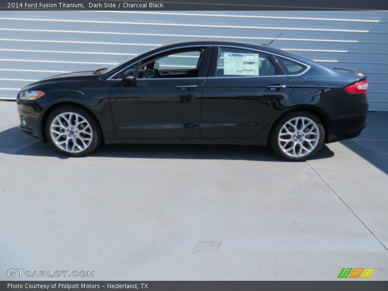 Dark Side / Charcoal Black 2014 Ford Fusion Titanium