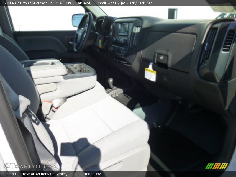 Summit White / Jet Black/Dark Ash 2014 Chevrolet Silverado 1500 WT Crew Cab 4x4